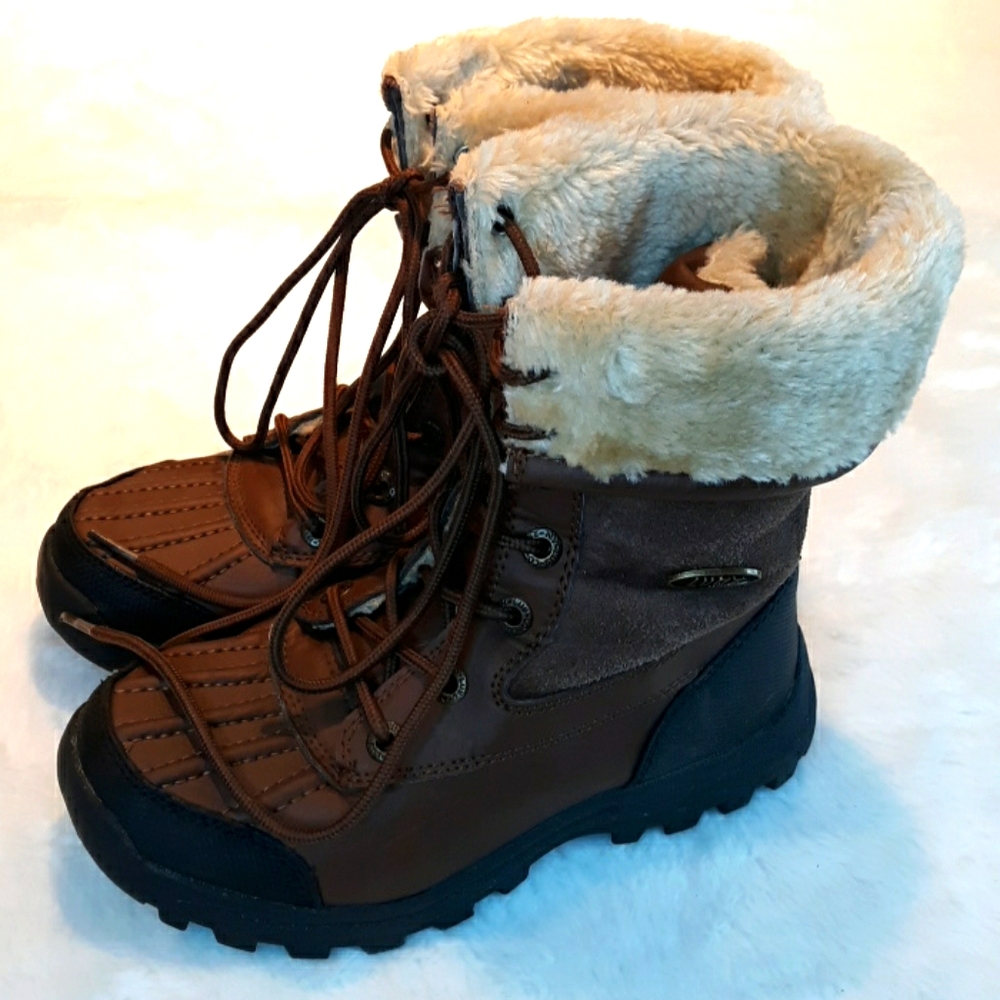 Hugz Winter Rain Fur Boots Shoe Women's Size 5 1/2